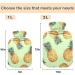 Buy Naanle Cartoon Pineapple Water Bottle | 1L Hot Water Bottle for Hand & Foot Pain Relief | Heat & Cold Therapy | Transparent Design - International Shipping - Buy Online on GoSupps.com