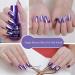 Metal Nail Polish Mirror Nail Varnish Purple Nail Varnish Quick Drying Long Lasting Metal Effect Nail Art Polish Purple Plating Metallic Nail Polish Non-Peelable Mirror Nail Polish No Need Cure - Buy Online on GoSupps.com