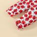 UUAISSO Baby Girls Cow Print Ruffled Outfit Set | 0-3 Months Red | Infant Clothing Gift - Buy Online on GoSupps.com