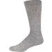 Premium Cotton Diabetic Crew Socks - 6 Pairs, Non-Binding Top, Extra Soft, Size 9-11, Heather Grey - Buy Online on GoSupps.com