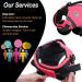 Vivaglory Adjustable Dog Life Jacket - Neon Pink Durable & Safe Buoyancy for Medium Dogs (Chest 56-64 cm) - Buy Online on GoSupps.com