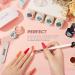 JOSLOVE Solid Gel Polish Kit with UV Light - 6 Colors Nude Gray Pink Set | Soak Off Nail Lamp with Base Top Coat | All In One Gel Nail Polish Set - Ideal Gift for Women | B-Gray - Buy Online on GoSupps.com