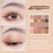 Nude Pink Brown Eyeshadow Palette - 25 Colors, Matte & Shimmer, Highly Pigmented, Hypoallergenic Eye Makeup - Oatmeal Milk Tea - Buy Online on GoSupps.com