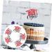 HAKIDZEL 5pcs 2023 Graduation Visa Insertion Decorative Cupcake Toppers Graduation Dessert Toppers Graduation Cap Grad Cupcake Topper Graduation Cake Decors Red Paper Cup Props Red 13x11.4cm - Buy Online on GoSupps.com