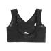 ecaqlin Ladies Women Adjustable Shoulder Back Posture Corrector Chest Brace Support Belt-Black-M