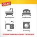 Glad Lemon Fresh Bleach Scent Small Kitchen Trash Bags - 4 Gallon, 80 Count - Buy Online on GoSupps.com