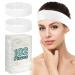 PENCLE Disposable Spa Facial Headbands White Stretch Headband Hair Bands Adjustable Elastic Non-Woven Soft Fabric for Women Girls Skin Care Makeup Washing Face Salon Each has Individual Package (102 PCS)