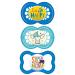 MAM Variety Pack Baby Pacifier  Includes 3 Types of Pacifiers  Nipple Shape Helps Promote Healthy Oral Development  3 Pack  6-16 Months  Boy 3 Count (Pack of 1)