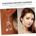 Milisten 1 Pair Women Earrings Christmas Ear Studs Lovely Earrings Santa Hat Jewelry Christmas Tree Miss - Buy Online on GoSupps.com