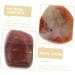 FRCOLOR 2pcs Irregular Agate Stone Crystal Decor - Healing Moss Stones for Yoga & Mindfulness - Natural Sardonyx Pebble Palm Stones - 4.00x3.00x1.50 CM - Buy Online on GoSupps.com