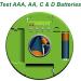 Eco Battery Bin | Test & Recycle AAA AA C D Batteries | Sustainable Solution for Eco-Friendly Living - Buy Online on GoSupps.com