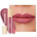 Oulac liquid matt lipstick mauve rose lipsticks long -lasting with kiss intensive color output precise applicator matt finish vegan gluten -free 4.5 ml (m12) (m12) indie kiss