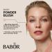 Babor Satin Blush - Compact Blush Powder with Shimmer for Natural Glow | 5.8g 02 Rose - Silky Soft Texture | International Shipping Available - Buy Online on GoSupps.com