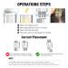 Ultikare Scalp Applicator Comb - Hair Oil & Serum Applicator Bottle | Essential Oil Hair Treatment for Home & Travel (White - Buy Online on GoSupps.com