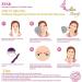 CKANDAY Eyebrow Razor Trimmer 24 Pieces - Precision Facial Shaver for Women & Men | Green Pink Yellow - Buy Online on GoSupps.com