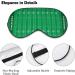 Rugby American Football Field Sleep Mask | Adjustable Strap Blindfold for Men & Women | Blocks Light for Night Travel & Nap - Buy Online on GoSupps.com