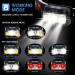 LHKNL Rechargeable Headlamp 1100 Lumens | Motion Sensor LED Headlight 2-Pack | Waterproof Head Lamp for Camping, Cycling, Running | Super Bright Flashlight with White & Red Light | 8 Modes - Buy Online on GoSupps.com