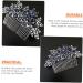 Beaupretty Accessories dark blue hair comb girls hair accessory wedding headpiece flower girl headpieces for wedding combs bridesmaid European and American accessories Comb - Buy Online on GoSupps.com