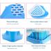Kathson Triangle Potty Trainer Corner for Small Animals (Blue) - Rabbit, Guinea Pig, Hamster Litter Bedding Box - Buy Online on GoSupps.com