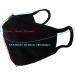 WITHMOONS 2PCS Black Cotton Face Mask - Reusable Washable Multi-Layered Protection | International Shipping - Buy Online on GoSupps.com