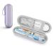 Yinke travel case for electrical toothbrushes for brown oral b/oral-B per electric toothbrush with accessories storage portable hard shell travel case purple purple