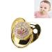 Buy Ultra-Light Gold Silicone Baby Pacifier for Newborns | Soft & Curved Design | Ideal for 0-6 Months Infants | International Shipping Available - Buy Online on GoSupps.com