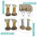Youngsee Real Hair Extensions - Ashblond & Platinblond U Tip Bonding 35 cm | 50g - Premium Quality Hair Extensions - Buy Online on GoSupps.com
