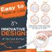 Moestar 360 Tangle-Free Dog Leash with Waste Bag Holder - 3m/10ft for Medium & Small Dogs (Orange) - International Shipping Available - Buy Online on GoSupps.com