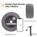 Bonnlo Beach Wheels 9 Replacement Balloon Sand Tires - 2 Pack for Kayak Dolly, Canoe Trolley, Beach Cart, Wagon, Garden Cart, Fishing Cart - 0.86 Diameter Axle Wheels - Buy Online on GoSupps.com