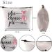Ballerina Gift Cosmetic Bag for Ballet Teachers | Plie Chase Jet All Day Zipper Bag | Perfect Dance Lover Gift in White - Buy Online on GoSupps.com