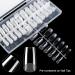 240PCS Soft Gel Full Cover Nail Tips - Clear Medium Square Gelly Tips with Case for DIY Manicure - Buy Online on GoSupps.com