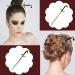 Chinese Style Sword Shaped Hair Chopsticks Set with Red Gemstone - 3 PCS Hair Accessory for Women and Girls (Type A) - Buy Online on GoSupps.com