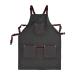 Beauticone Professional Barber Apron Hair Stylist Salon Apron Hair Cutting Hairdressing Barber Apron for Men/Women Black Water Proof (Black Apron Regular)