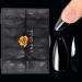 UNA GELLA Almond Nail Tips 504 pcs Long Lasting Medium Almond Soft Gel Full Cover Nail Tips False Almond Nails Clear Acrylic Gelly Tips for Acrylic Nail/Dip/Poly Nail Extensions Press On Nails with Elegant Box 12 Sizes G...