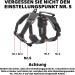 Belpro Multi-Purpose Dog Harness - No Pull Reflective Adjustable Vest for Large Dogs - Durable Handle & Dog Dishes (1 Pack Black) - Buy Online on GoSupps.com