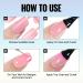 TOMICCA 180PCS Short Square Soft Gel Nails Tips - Matte Finish, 3 in 1 Base Coat, Pre-colored Press On Nail Tips for Nail Art Extensions - Pink - Buy Online on GoSupps.com
