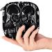 Skull Sanitary Napkin Storage Bag | Portable First Period Pads Holder for Girls Women | Travel Makeup Bag - Multicoloured 04 - Buy Online on GoSupps.com