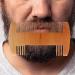 Men's Wooden Beard Comb - Double Sided Fine & Coarse Teeth Moustache Comb - Buy Online on GoSupps.com