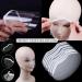 Lwtosis Transparent Hairspray Shield Mask for Hairdressers - 100pcs Face Protection for Salon & Barber Use - Buy Online on GoSupps.com