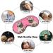 LynaRei Puppy Pug Dog Sleeping Mask - Adorable Pink Eye Cover for Blocking Light - Buy Online on GoSupps.com