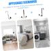 GLEAVI 2pcs Coat for Outdoor Home Hook Multi-Functional Double Punch- Door Hanging 14x9cm Black - Buy Online on GoSupps.com