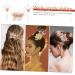 FOMIYES 1 Set Leaf Pearl Hairpin Hairpins Prom Hair Comb Clip Bridesmaid Side Combs Decorative Hair Combs Hair Side Combs for Women Hair Accessories for Women Hair Combs for Women Metal - Buy Online on GoSupps.com
