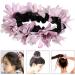 minkissy Flower Hair Tie Stretchy Hair Band Ponytail Holder Elastic Hair Ring Hair Accessory - Buy Online on GoSupps.com
