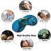 Ultimate Sleep Mask for Men & Women - Manta Ray & Fishes Eye Cover | Breathable Light Blocking EYE Mask with Adjustable Strap for Perfect Sleep - Buy Online on GoSupps.com