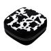 GIAPB Period Bag Sanitary Napkin Storage Bag Pad Holder for Period Makeup Pouch Black and White Spots Color1739