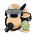 Mushroom Head Air Cushion CC Cream - BB Cream Face Makeup Foundation with Power Puff for Mature Skin Moisturizing Concealer Brighten Long-Lasting Even Skin Tone for All Skin Types (Buff Beige) 1PC Buff Beige