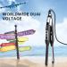 AmoVee Mini Pencil Flat Iron - Small Hair Straightener for Short Hair & Pixie Cuts with Digital Temp Control - Dual Voltage - Black - Buy Online on GoSupps.com