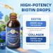 Liquid Biotin & Collagen Drops 20 000mcg--High Potency Hair Growth Vitamin Support - Biotin and Liquid Collagen Supplement for Women & Men - Glowing Skin Support Healthy Hair & Nail Growth - 2 Fl Oz 2Fl Oz (Pack of 1) - Buy Online on GoSupps.com