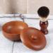 Fomiyes Bartbrush Set for Men Premium Razor Care Beard Grip Wood Set Styling Foam & Nylon Brush with Wooden Lid - Perfect for Grooming & Model Building - Buy Online on GoSupps.com