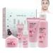 Skin Care Sets Skin Care Gifts for Women Mild Non-Irritating Face Care Gentle Skin Cleansing Face Care Tool Cherry Blossom Extract